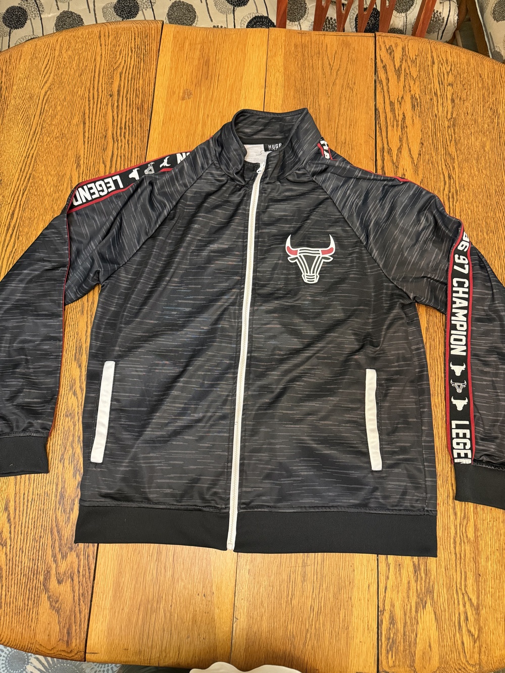 Chicago Bulls Jacket Mens 3XL NBA Basketball Track Champion Legend 96 97